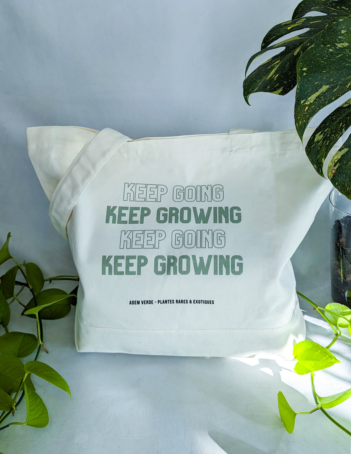 Tote Bags «Keep going, keep growing»